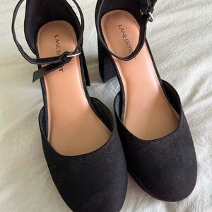 NWT Lane Bryant Black Heels Size 10